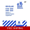 NEW HOLLAND 8160, 8260, 8360, 8560 TRACTOR ELECTRICAL SECTION MANUAL 279 PAGES