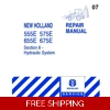 NEW HOLLAND BACKHOE LOADER 555E, 575E, 655E, 675E, HYDRAULICS SERVICE REPAIR MANUAL