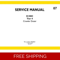 NEW HOLLAND D180C TIER 4 CRAWLER DOZER SERVICE REPAIR MANUAL