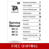 JCB 801.4 801.5 801.6 MINI EXCAVATORS SERVICE REPAIR MANUAL
