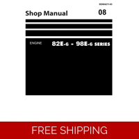 KOMATSU 82E-6 TO 98E-6 ENGINE SERIES WORKSHOP MANUAL