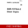 08 MITSUBISHI S6R-Y2TAA2 ENGINE PARTS CATALOG RELATED WITH HITACHI PRODUCT