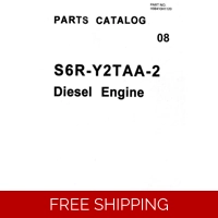 08 MITSUBISHI S6R-Y2TAA2 ENGINE PARTS CATALOG RELATED WITH HITACHI PRODUCT