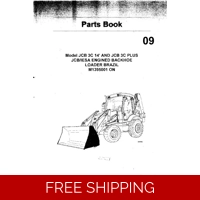 JCB 3C, JCB 3C PLUS BACKHOE LOADER PARTS MANUAL