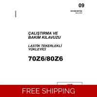 KAWASAKI 70Z6, 80Z6 WHEEL LOADER OPERATION AND MAINTENANCE MANUAL