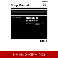 KOMATSU D39EX-22, D39PX-22 WORKSHOP MANUAL