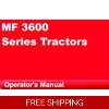 MASSEY FERGUSON MF3600 SERIES TRACTORS OPERATION AND MAINTENANCE MANUAL
