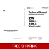 HITACHI ZW 100-120 G WHEEL LOADER TECHNICAL MANUAL AND DIAGRAMS