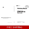 HITACHI ZW220-5A WHEEL LOADER WORKSHOP MANUAL AND DIAGRAMS