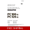 KOMATSU PC100-6 , PC120-6 EXCAVATOR WORKSHOP REPAIR MANUAL