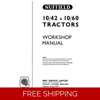 NUFFIELD 10/42 10/60 WORKSHOP MANUAL