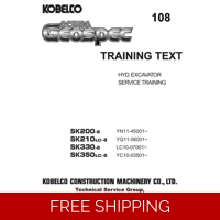 KOBELCO SK200-8, SK210-8, SK330-8, SK350LC-8 SERVICE TRAINING