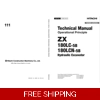 HITACHI ZX180LC-5B, ZX180LCN-5B TECHNICAL MANUALS