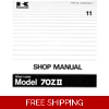 KAWASAKI 70ZII WORKSHOP & MAINTENANCE MANUAL