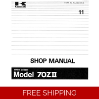 KAWASAKI 70ZII WORKSHOP & MAINTENANCE MANUAL