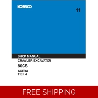 KOBELCO 80CS EXCAVATOR (TIRE 4 ) SERVICE REPAIR MANUAL