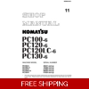 KOMATSU PC100-6, PC100L-6, PC120LC-6, PC130-6 WORKSHOP REPAIR MANUAL