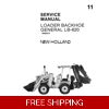 NEW HOLLAND LB620 BACKHOE LOADER SERVICE REPAIR MANUAL
