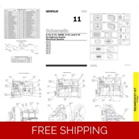 11 CATERPILLAR C10 C12 3406E C15 AND C16 HIGHWAY ENGINE ELECTRICAL SYSTEM DIAGRAM