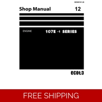 KOMATSU 107E-1 ENGINE SERIES WORKSHOP MANUAL
