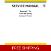 NEW HOLLAND BOOMER 24 COMPACT TRACTOR SERVICE REPAIR MANUAL 749 PAGES