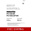 KOMATSU PC130-6K , PC150LGP-6K WORKSHOP REPAIR MANUAL