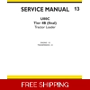 NEW HOLLAND U80C TIER 4B (FINAL) TRACTOR LOADER SERVICE MANUAL (PART # 47881789)
