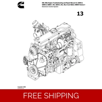13 CUMMINS ISB, ISBE ENGINE TROUBLESHOOTING AND REPAIR MANUAL