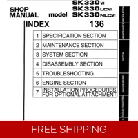 KOBELCO SK330-VI, SK330LC-VI, SK330NLC-VI EXCAVATOR WORKSHOP MANUAL
