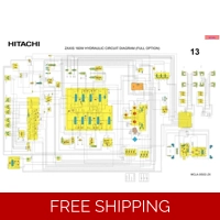 HITACHI ZAXIS ZX160W WORKSHOP MANUAL AND DIAGRAMS