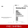 HITACHI ZX210X-6, ZX210LCX-3 WORKSHOP MANUAL AND DIAGRAMS