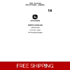 14 JOHN DEERE 135G EXCAVATOR PARTS MANUAL