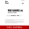 KOMATSU WB150AWS-2N USA BACKHOE LOADER WORKSHOP MANUAL