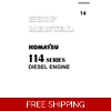 KOMATSU 114-2 ENGINE SERIES WORKSHOP MANUAL