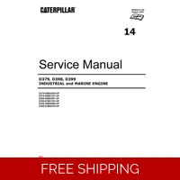 14 CATERPILLAR D379, D398, D399 ENGINES SERVICE REPAIR MANUAL