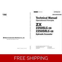 HITACHI ZX225US-5B, ZX225USLC-5B TECHNICAL MANUALS