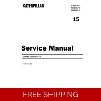 15 CATERPILLAR G3516E GENERATOR SET SERVICE REPAIR MANUAL