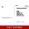 HITACHI ZX290LC-5B, ZX290LCN-5B WORKSHOP MANUAL AND DIAGRAMS