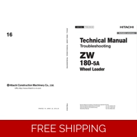 HITACHI ZW 140-5B ZW 140PL-5B WHEEL LOADER TECHNICAL MANUAL OPERATIONAL PRINCIPLES