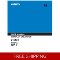 KOBELCO 215SR ACERA TIER 3 EXCAVATOR SERVICE REPAIR MANUAL
