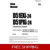 KOMATSU D51EXI-24 , D51PXI-24 BULLDOZER WORKSHOP MANUAL