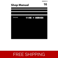 KOMATSU 114E-5-TIER 4 ENGINE SERIES WORKSHOP MANUAL