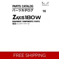 HITACHI ZAXIS ZX180W PARTS MANUAL