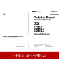 HITACHI ZX670-6, ZX690-6 SERIES TECHNICAL MANUALS