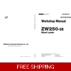 HITACHI ZW250-5B WHEEL LOADER WORKSHOP MANUAL AND DIAGRAMS