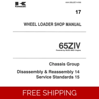 KAWASAKI WHEEL LOADER 65ZIV WORKSHOP MANUAL