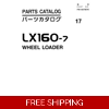 HITACHI LX160-7 WHEEL LOADER PARTS MANUAL