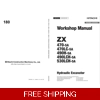 HITACHI ZX470-5A, ZX490-5A, ZX530-5A SERIES WORKSHOP MANUAL AND DIAGRAMS