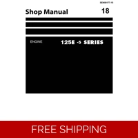 KOMATSU 125E-5 ENGINE SERIES WORKSHOP MANUAL