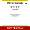 NEW HOLLAND W130C, W170C LOADER TIER 4B SERVICE REPAIR MANUAL